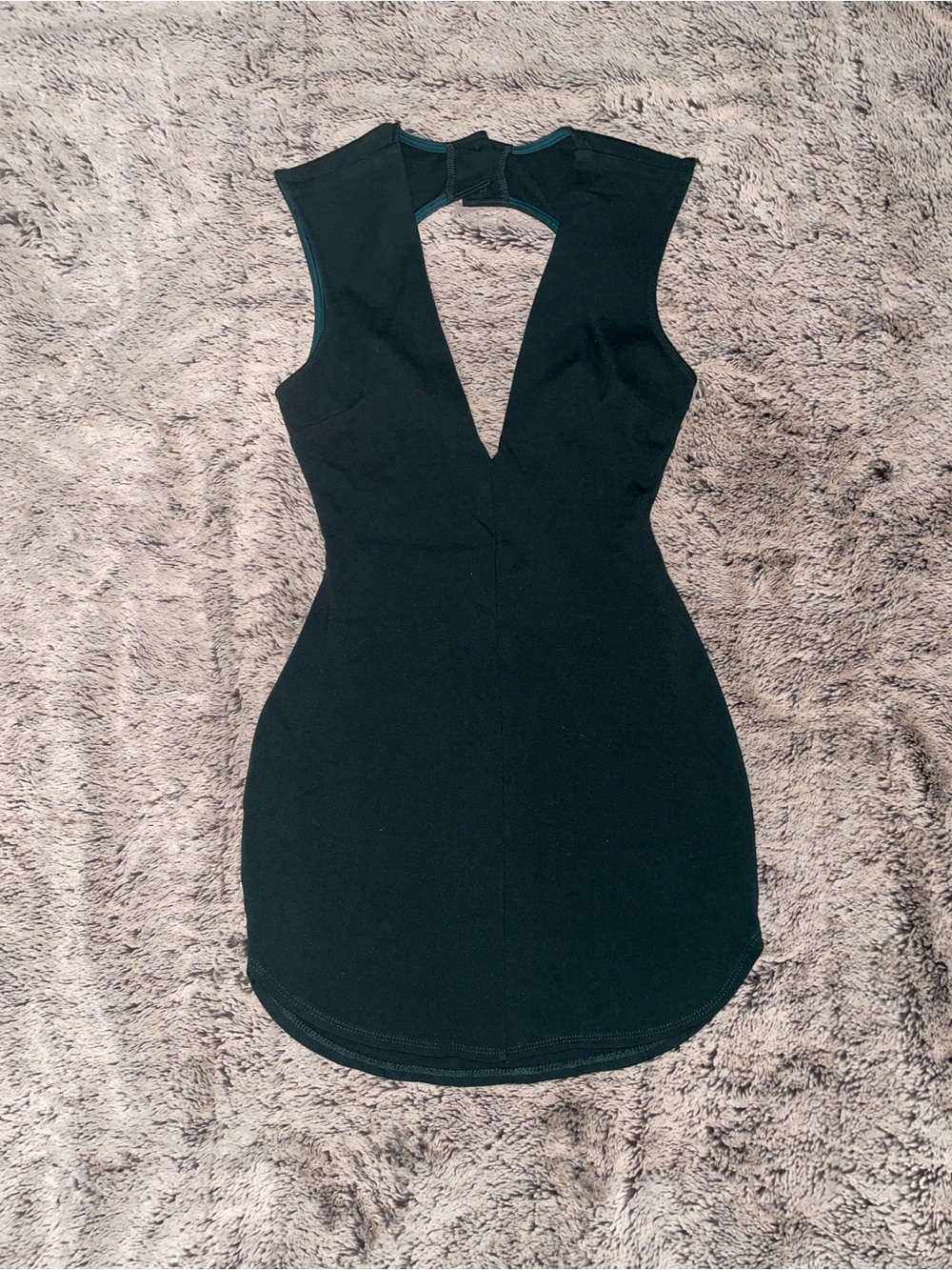 Windsor Black Backless V-Neck Bodycon Dress